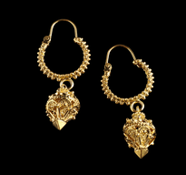 Sofic S. Earrings 1 Luster gold plated